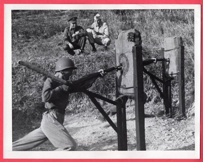 1955 US Army Self Defense Drill 7x9 Original News Photo