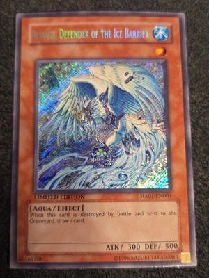 Yugioh Blizzard, Defender Of The Ice Barrier Secret Rare Limited HA01-EN001 VLP