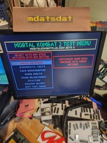MORTAL KOMBAT 2 PLUS +  PCB JAMMA ARCADE 8 MEGABYTE ROM SET USED!!!!! MIDWAY