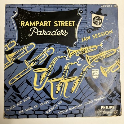 The Rampart Street Paraders   Jam Session - Philips 7'' Vinyl EP 1955 Netherlands