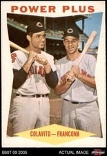 1960 Topps #260 Rocky Colavito / Tito Francona Power Plus Indians 8 - NM/MT
