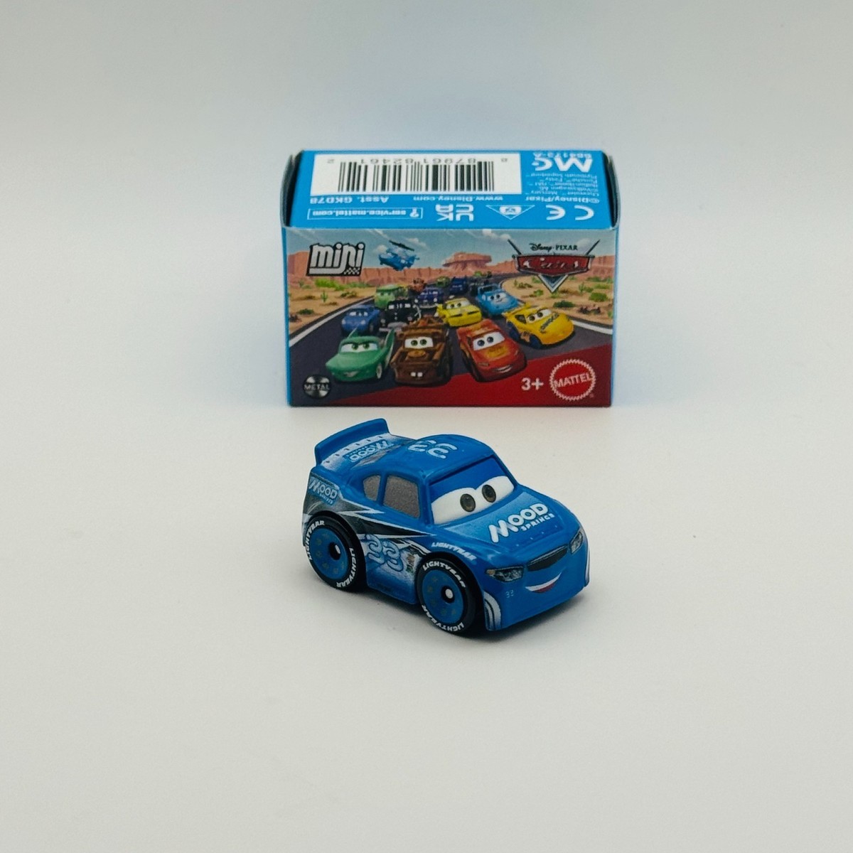 Disney Pixar Cars - Mini Racers DUD THROTTLEMAN MOOD SPRINGS #24