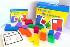 Get Set for School Learning Without Tears: 4 Squares More Squares Hands-on Math