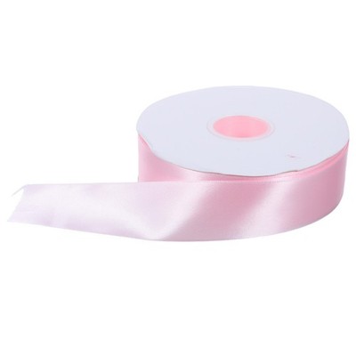  1 Rolle rosa Satinband, doppelseitig, 100 Meter breit, zum Verpacken von