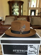 Stetson Dress Promo Cognac 7 1/2 Great Fedora 