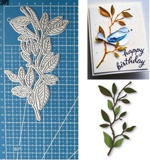 Metal Cutting Dies Leaf Branch Scrapbooking Photo Album Decorative Embossing