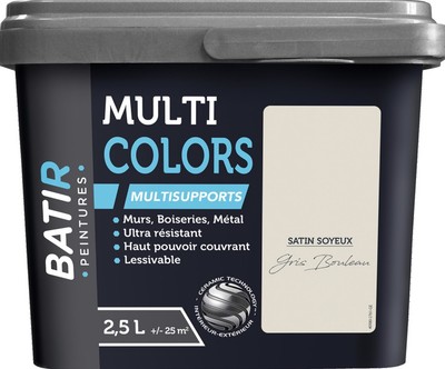 Penture mult supports vert pastel satn soyeux 2.5L murs bos métal