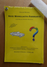 Modellauto Farbkarte für Gelber Katalog Wiking GK 2003 Marktpreis Verlag *NEU*