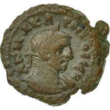 #509330 M&uuml;nze, Carinus, Tetradrachm, 283-284, Alexandria, SS, Billon, Milne:47