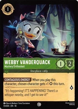 Webby Vanderquack Mystery Enthusiast 73/204 Whispers in the Well Lorcana 001773