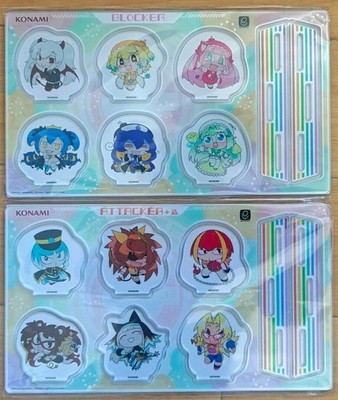 Bomber Girl Acrylic Stand Set: Blocker & Attacker, NIP (Unopened)  Protective