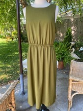 J. Crew Midi Sheath Dress Womens Size 6 Pine Green Busines Dress sz 10