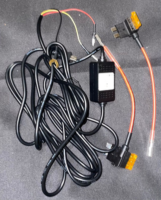 eSynic 3 Draht Mini USB Dashcam Hardwire Kit 3,5 m/q11,5 Fuß 12 V-24 V auf 5 V Dash Ca