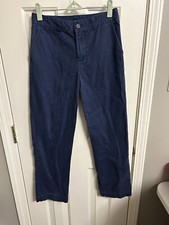 Polo Ralph Lauren Classic Boy  s Navy Pants Chinos Red Pony Size 14