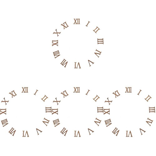 12pcs DIY Uhr Reparatur Anzahl Wanduhr Ziffern Uhr Römischen Ziffern