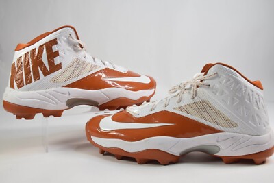 Nike PROMO SAMPLE Texas Longhorns Zoom Elite 3/4 Shark Football Cleats | Size 17