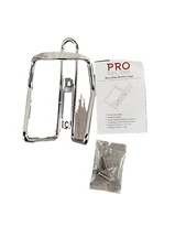 Pro Bike Tool Wire Water Bottle Cage Holder w/ Manual and Hardware SILVER