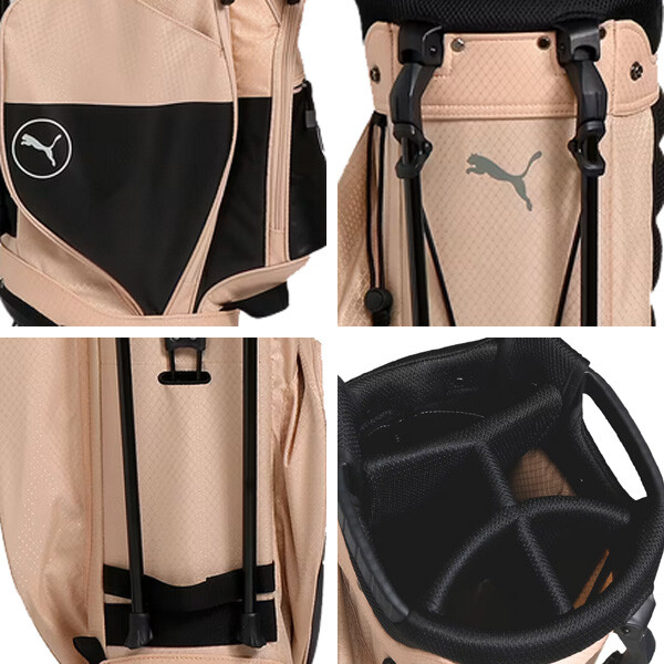 PUMA Golf PF Stand Bag 9 type 47 inches 2.6kg White Glow 090888 | eBay