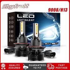 For Toyota Corolla 1998-2000 2X H4 9003 Front LED Headlight Bulbs-High Low Beam