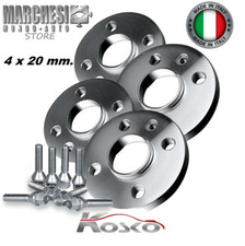 KIT 4 DISTANZIALI RUOTE 20 mm. FORD FIESTA IV-V-VI-VII DAL 1995-> CON COLONNETTE