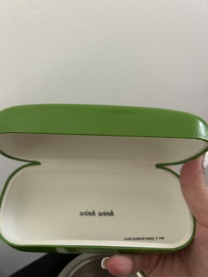 kate spade Bright Green Sunglasses Case Kate Spade Green Sunglasses Case | eBay main image 2