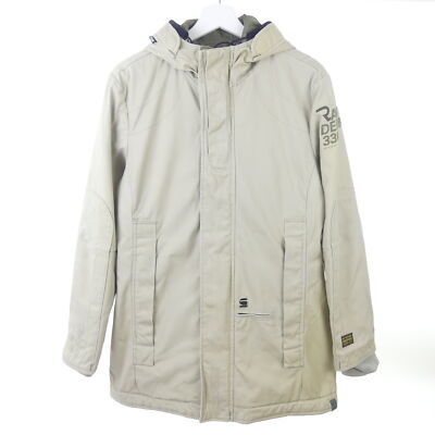 G-STAR RAW Jacke Parka Beige Kapuze Gr. L