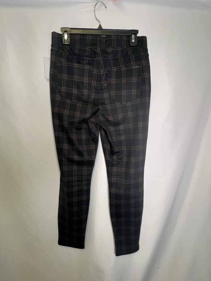 SANCTUARY Runway Semi High Rise Legging NWT garnet plaid sz L - Image 2 of 4