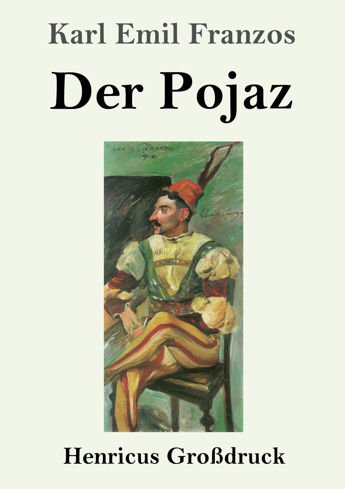 Thumbnail - Der Pojaz (großdruck) Karl Emil Franzos Taschenbuch Paperback 484 S.