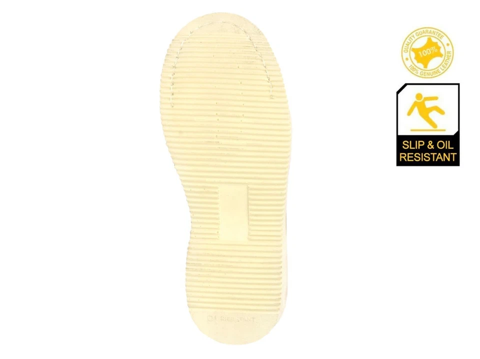 Botas de Trabajo Para Hombre Antideslizantes Cedrón Punta Suave Cordones Botas Trabajo Talla 12 Foto 2 de 4