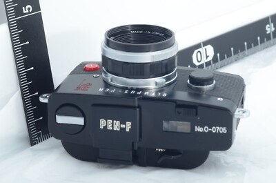 Rare! Megahouse Sharan Olympus PEN-F BLACK Miniature Film Camera