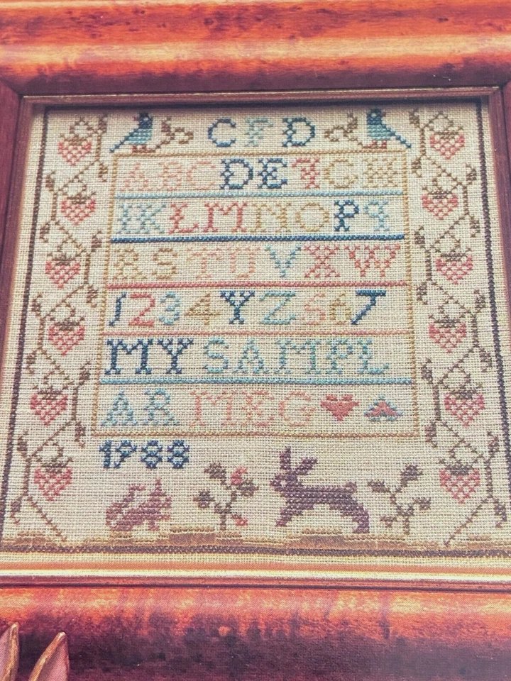 Sheepish Designs - Meg’s Bunny & Peacock Garden - Cross Stitch Sampler Charts - Image 2 of 4