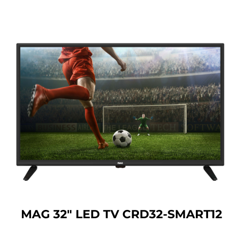 MAG Monitor Screen 1366x768 60Hz 32" LED HDMI TV Speakers CRD32SMART12