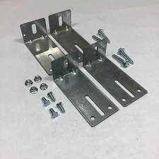 4 Jamb Bracket J-12 Garage Door w/ Lag & Track Bolt Overhead Quality Hardware#12
