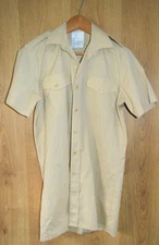 British Army Fawn Short Sleeve Shirt Lightweight Uniform Surplus Military - 35