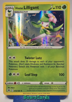 Hisuian Lilligant 016/189 Swsh10: Astral Radiance Holo