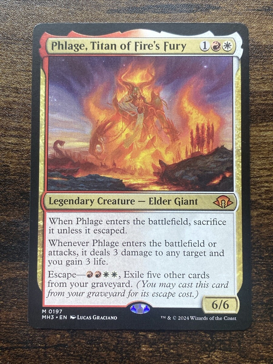 Phlage, Titan of Fire's Fury 0197 Modern Horizons 3 MH3 MTG