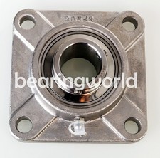 High Quality 1-7/16" Stainless Steel 4-bolt Flange Bearing SUCSF207-23 UCF207-23