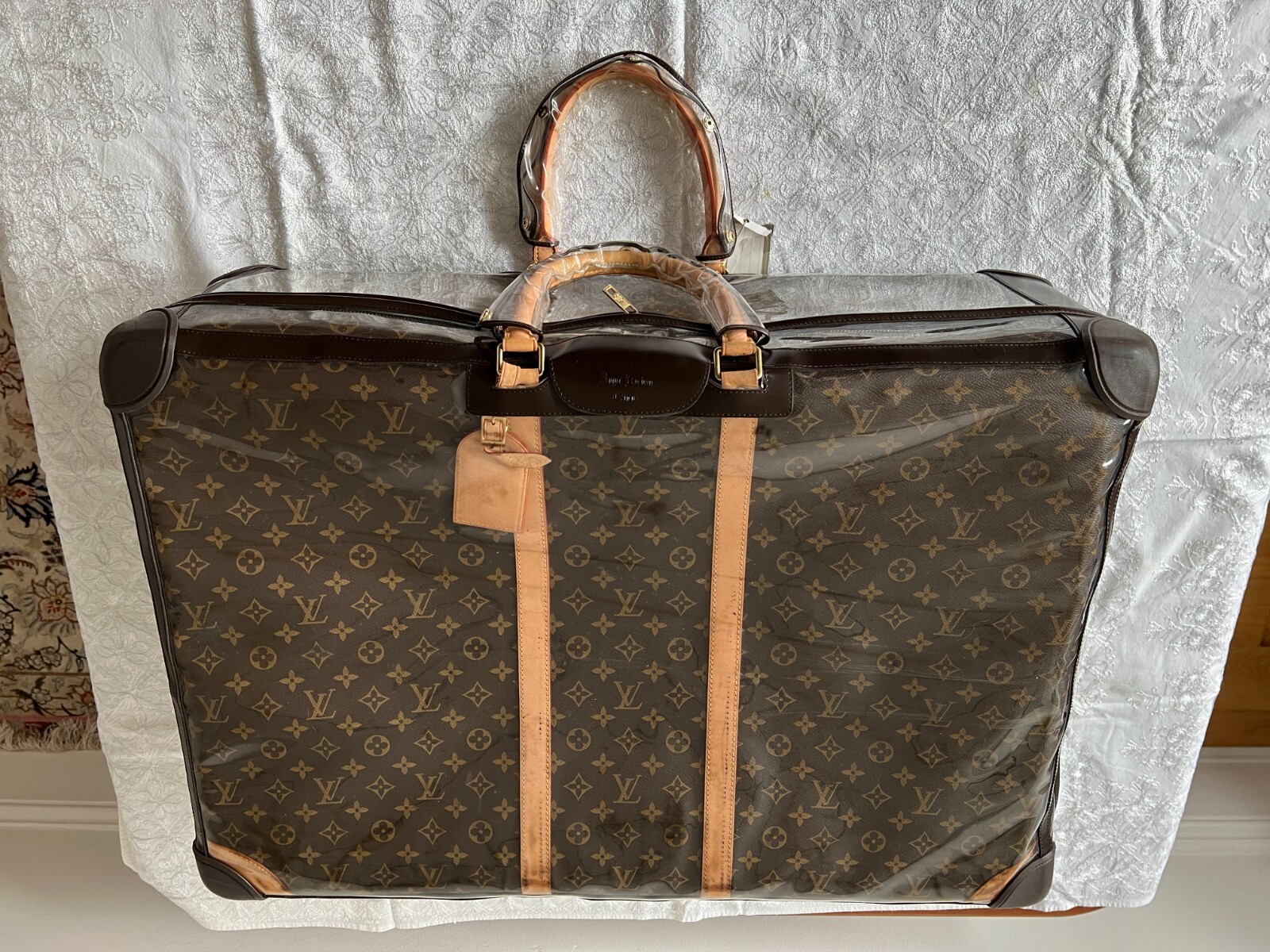 Louis+Vuitton+Sirius+Briefcase%2FDocument+Case+70+Brown+Canvas for sale  online