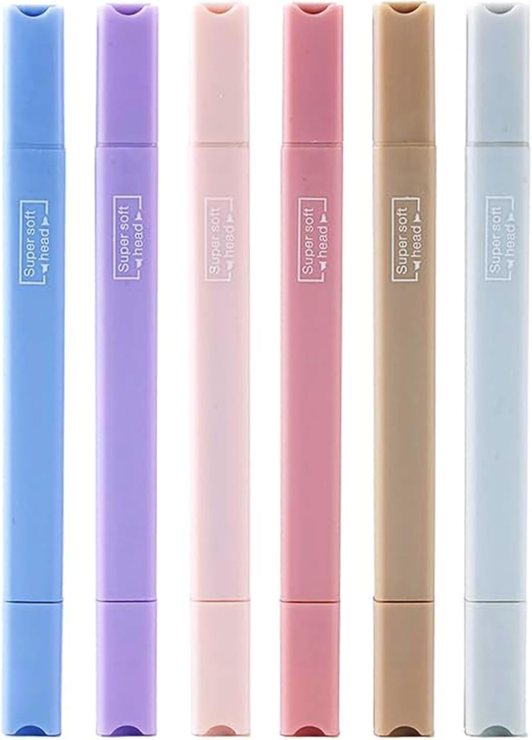 6Pcs Bible Highlighters, Assorted Colors Pens No Bleed, Pastel Highlighters Quic-image