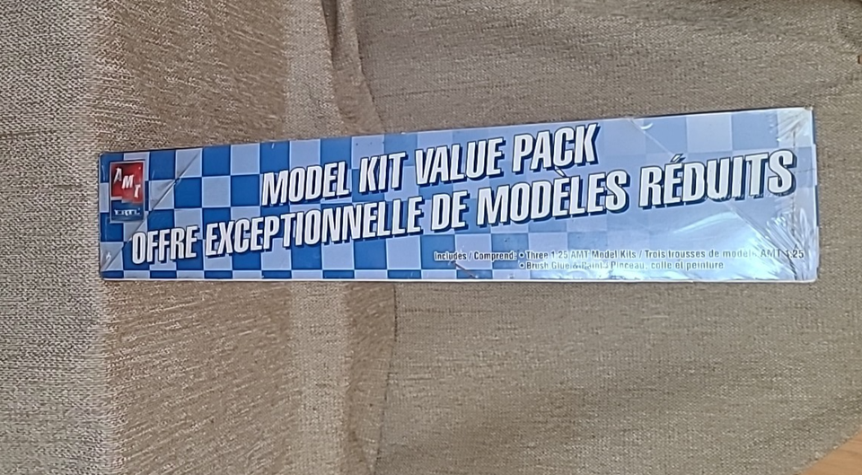 Vintage ERTL AMT 1:25 Kit Value Pack Sealed 60 Fleetside 72 Nova 62 ...
