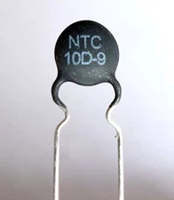 NTC10D-9 NTC Thermistor 10 Ohm 9mm ''UK COMPANY SINCE1983 NIKKO''