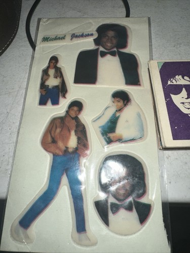 MICHAEL JACKSON / THE JACKSONS 1984 Lot of magazine, stickers, gum etc. - Picture 13 of 15
