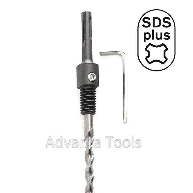 Core Drill Adapter 5/8"11 Threaded Male to SDS Plus Shank with