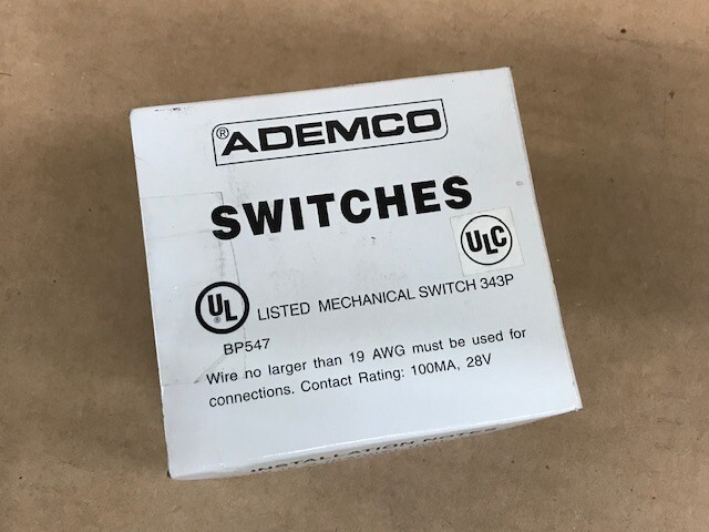 Ademco 112 Circuit Switches Alarm System Rating 100MA 28V Box of 25 NEW