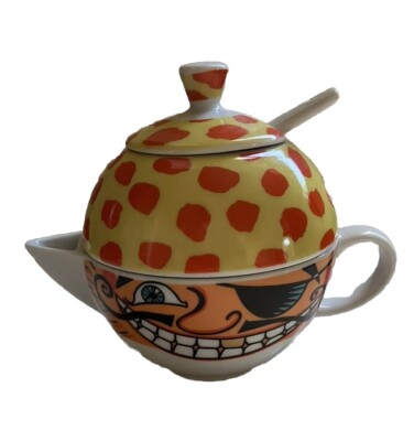 VTG Ritzenhoff Germany My Sweetheart Creamer & Sugar Bowl Tim Davies Pirate MINT