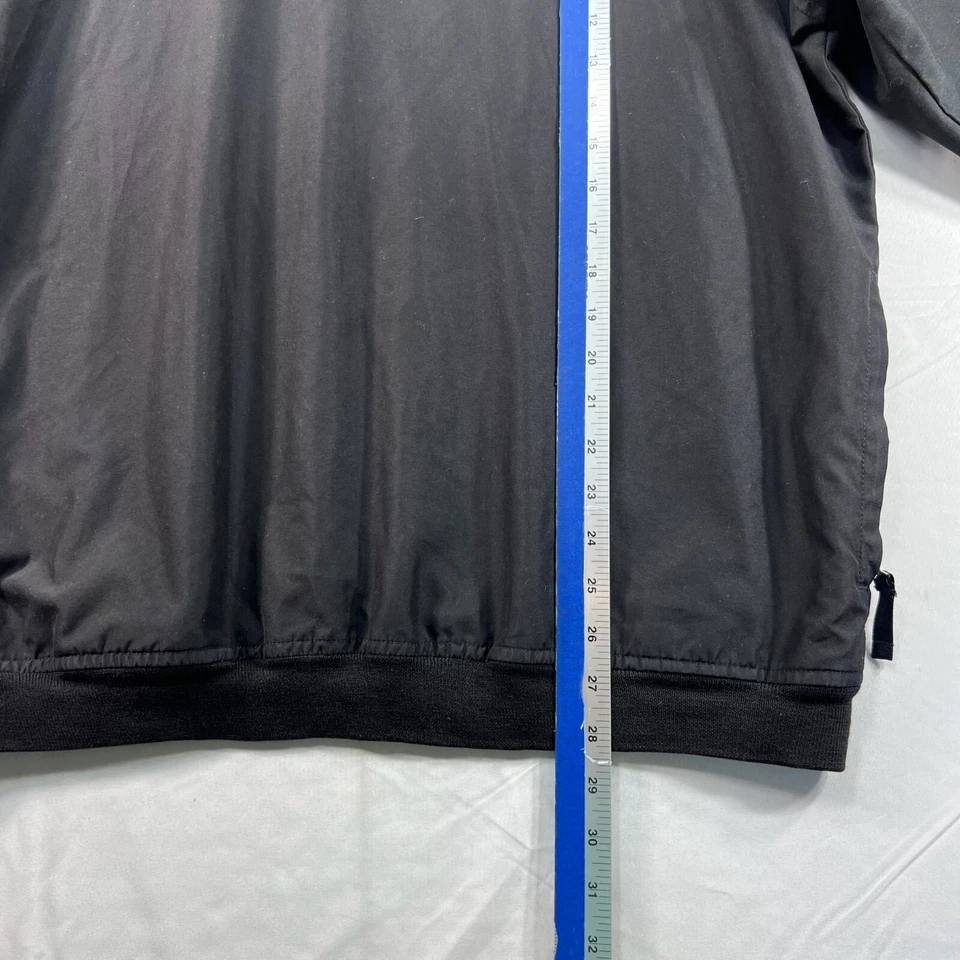 Chaqueta ligera de golf Consensus para hombre talla mediana negra manga larga Foto 4 de 4