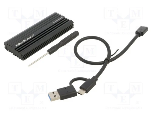 1 piece, Hard discs housing: M.2 QOLTEC-52270 /E2UK