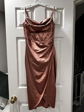 Windsor Rose Gold Midi Dress