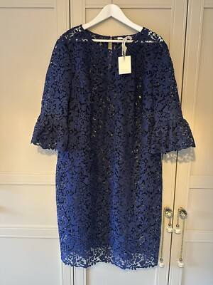 chinese dress ladies Boden Women's Scallop Detail Jersey Dress in Blue
