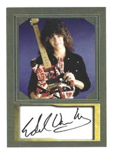 EDDIE VAN HALEN - ACEO D. GORDON PROMO TRADING CARD - MINT CONDITION